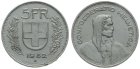 5 Franken 1952 B seltenes Jahr